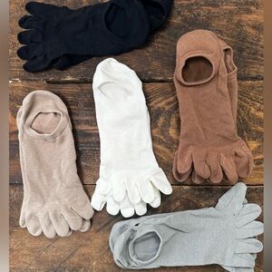 Saguaro No Show Toe Socks 5 pack